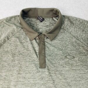Oakley‎ Four Jack Gradient Polo Mens Size XL Green Athleticwear Shirt